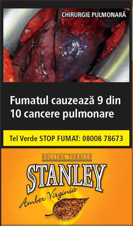 Tutun de rulat Stanley AMBER Virginia 