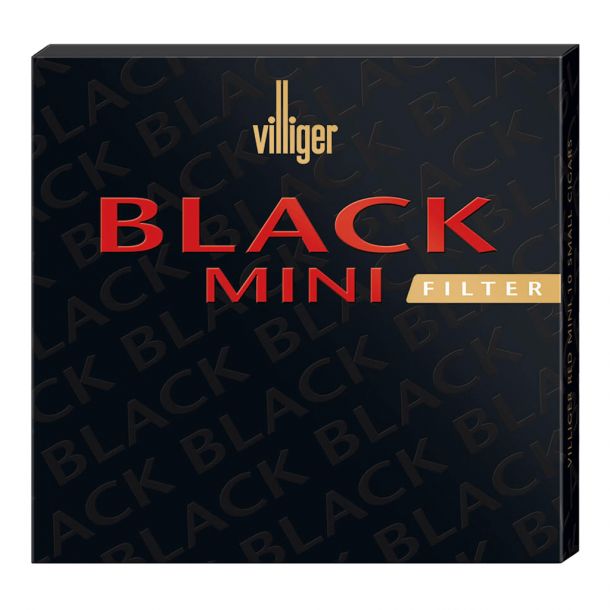 Cigarillos Villiger Black Mini Filter Sumatra 10 buc