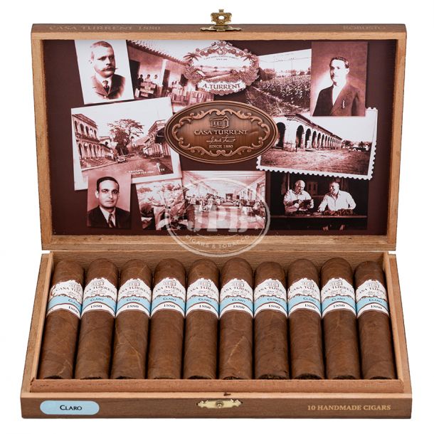 Casa Turrent 1880 Claro Short Robusto (10)