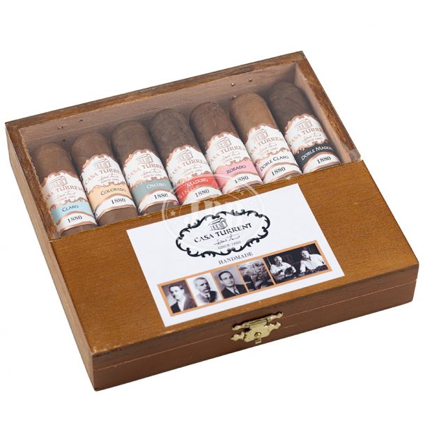 Casa Turrent 1880 Robusto 7 box mix (Cl.-Co.-Os.-Ma.-Ro.-DC-DM)