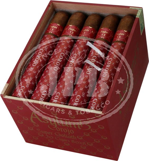 Asylum 13 Super Goliath Corojo 80 x 8 (20)