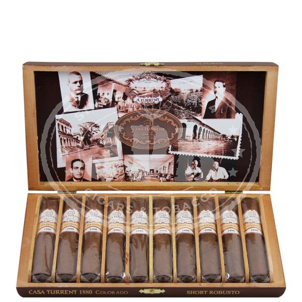 CASA TURRENT 1880 COLORADO SHORT ROBUSTO 52 X 4 3/4 (10)