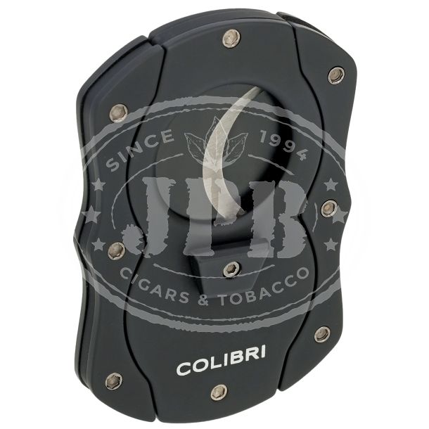 Colibri Double-guillotine Cigar Cutter with color-coated blades
