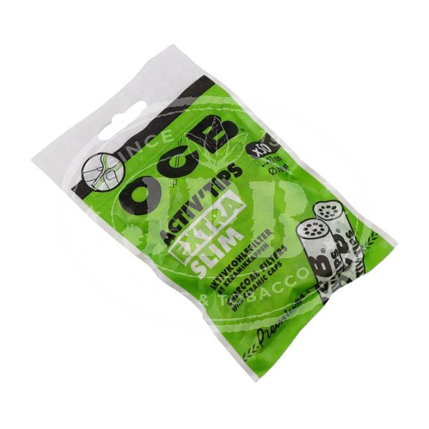FILTRE CARBON CU MARGINE CERAMICA ACTIV EXTRA SLIM / 6 X 27 MM OCB