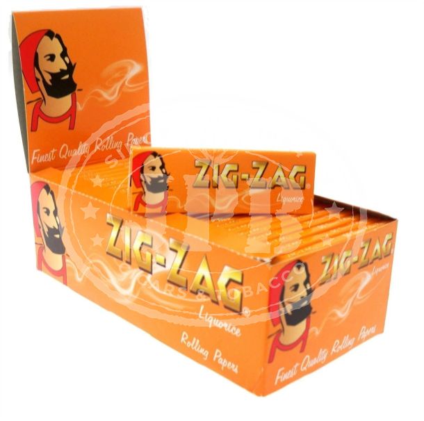 Foite Zig-Zag Liquorice 69 mm OCB (50)