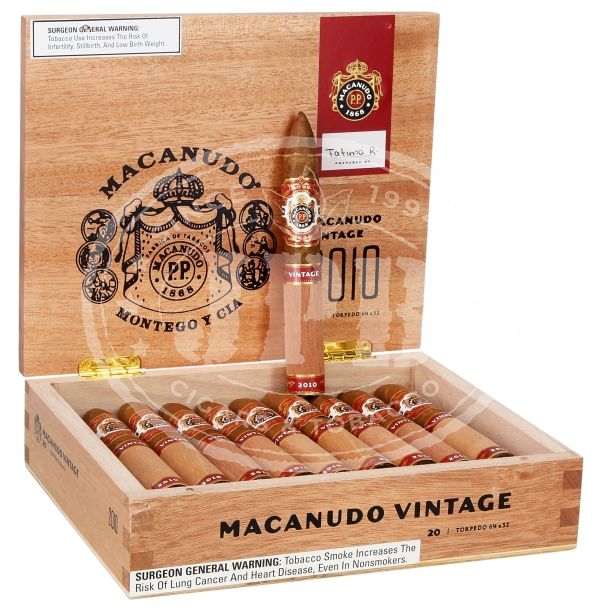 Macanudo Vintage 2010 Torpedo 6 1/ 4 x 52 Lim.Ed. (20)