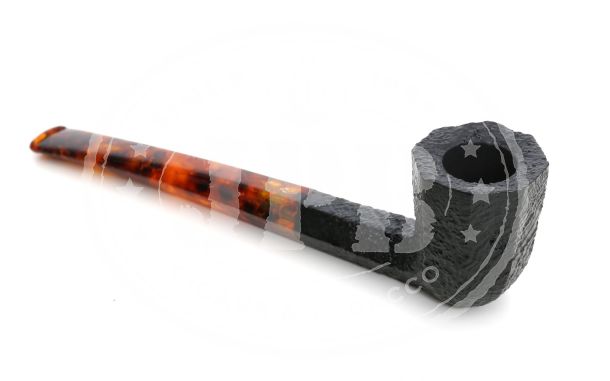 PIPA OTTAGONO CU MUSTIUC LUNG / 9MM SAVINELLI