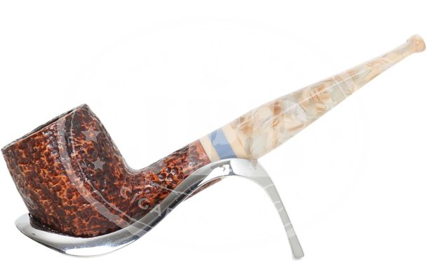 Pipa Sasso (mustiuc marmorat, 9 mm) Savinelli