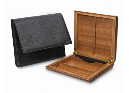 Davidoff Voyager Black Leather Humidor