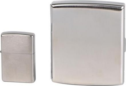 Zippo GIFT SET (Bricheta 200 si Tabachera)