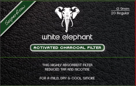 Filtru pipa Active Charcoal White Elefant (20)