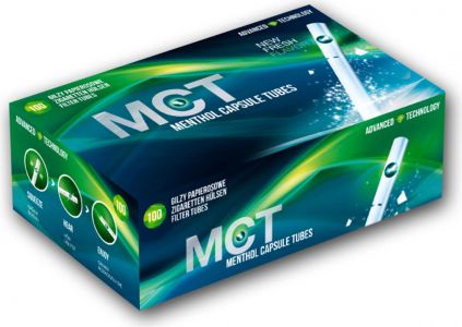 MCT Tuburi cu filtru capsule Menthol (100)