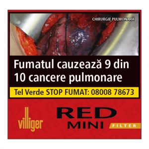 Villiger Red Mini Filter (10)