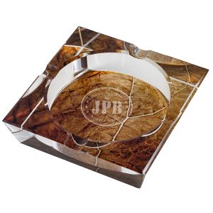 Xikar Tobacco leaf crystal ashtray