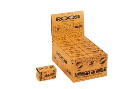 RooR Rolling Paper + Filters / Unbleached (virgin) (CBD infused)