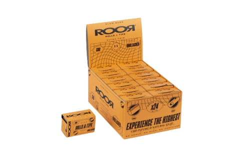 RooR Foita rola + Filtre / Unbleached (virgin) (infuzata cu CBD)