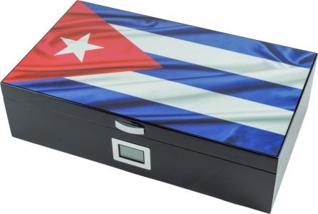 Umidor Hauser Cuba Flag (30-40 trabucuri)